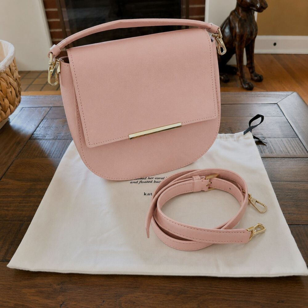 Kate Spade New York Make It Mine Byrdie Crossbody Bag Dusty Pink Pristine Clean - Picture 3 of 8